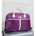 Wholesale Lightweight Spinner Travel Soft Nylon Oxford Trolley Luggage Bag